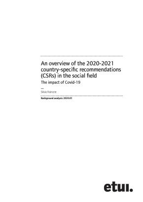 An overview of the 2020-2021 country-specific recommendations (CSRs) in the social field